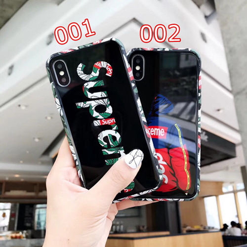 SUPREME iPhoneXsカバー 鏡面