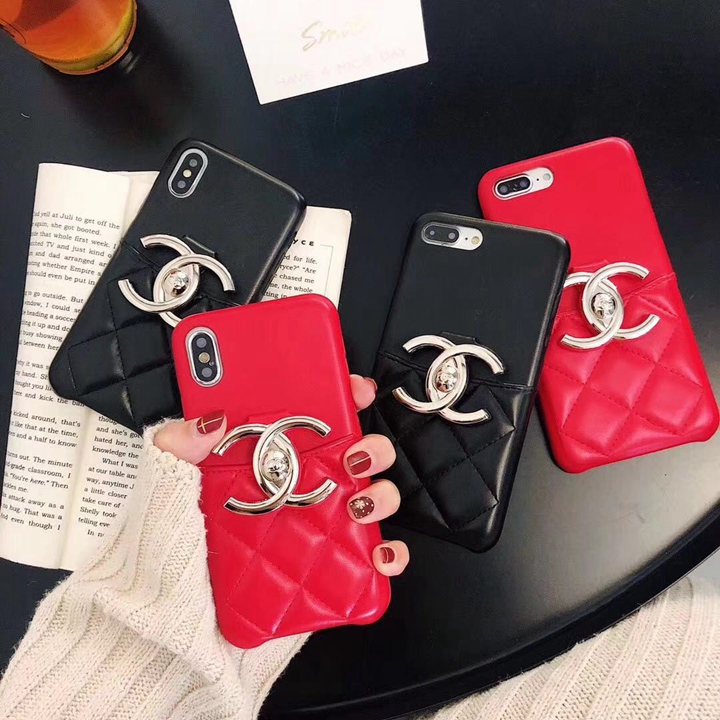 CHANEL カード入れ iPhoneXsケース