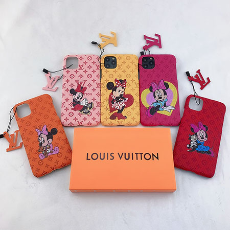 【在庫あり】ルイヴィトン iPhone12pro max/12proスマホケース モノグラム柄 Mickey LV アイフォン12カバー ミッキー柄  iphone11携帯ケース 四角保護 アイフォン11proケース 超人気 送料無料