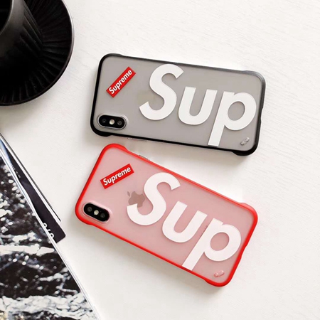 ã·ã¥ããªã¼ã  iPhoneXS MAX ã±ã¼ã¹ åã¯ãªã¢ Supreme è»½ã æµ®å½« ãã¡ãã·ã§ã³