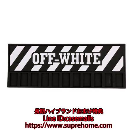 supreme シュプリーム off white オフホワイト 臨時駐車用 番号札 標識 電話番号板