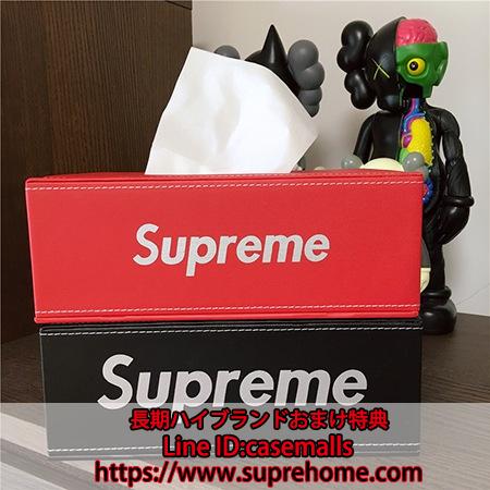 ティッシュケース SUPREME お洒落