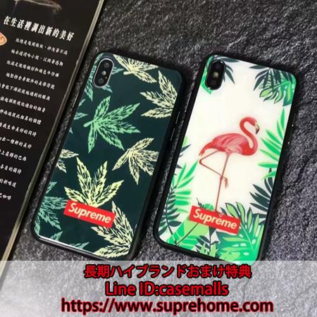 夜光 SUPREME IPHONEX ガラスケース