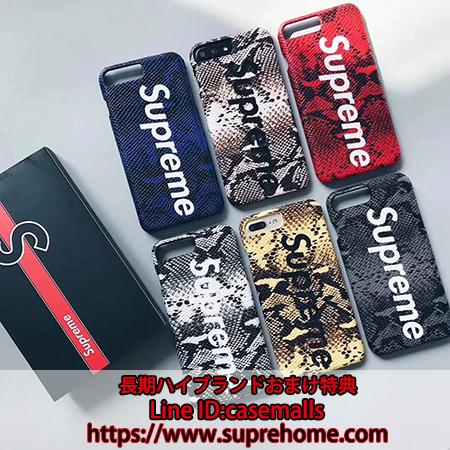 iphonex ケース supreme 蛇柄