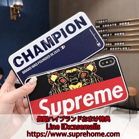 iphonexs maxケース supreme champion 個性