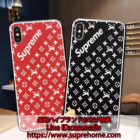 iphonexsケース supreme lv 高級 贅沢 シンプル風