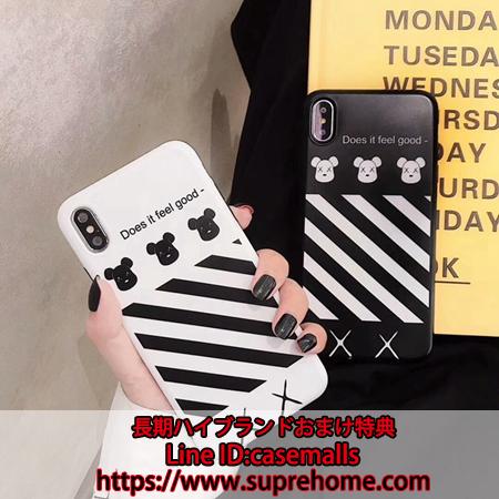 KAWS iPhone xs max ケース ファッション カウズ アイフォンxs ケース 可愛い