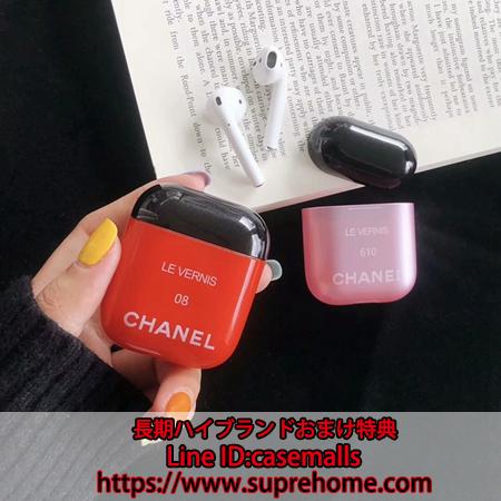 シャネル Chanel Airpodsケース エアーポッズ保護カバー シリコン製 彩色