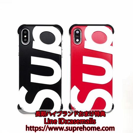 Supreme iPhoneXS MAX ケース 浮き彫り シュプリーム 薄い お洒落 ファッション