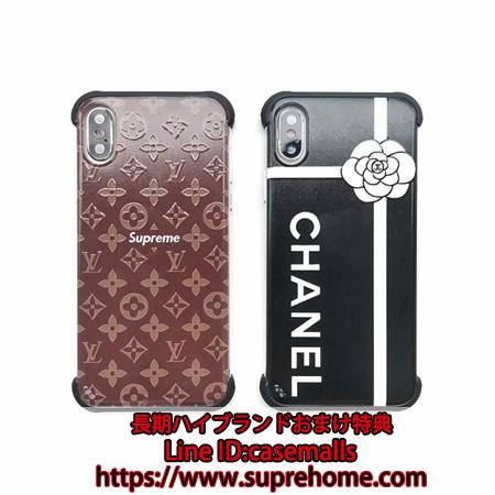 iphonexs max ケース ブランド 四角落下保護 ルイヴィトン シャネル