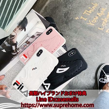 FILA iPhoneXs Max ケース シリコン製 フィラ アイフォンXs ケース