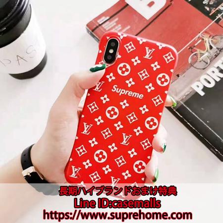 LV x Supreme iphonexsケース モノグラム シュプリーム iphonexs max ケース