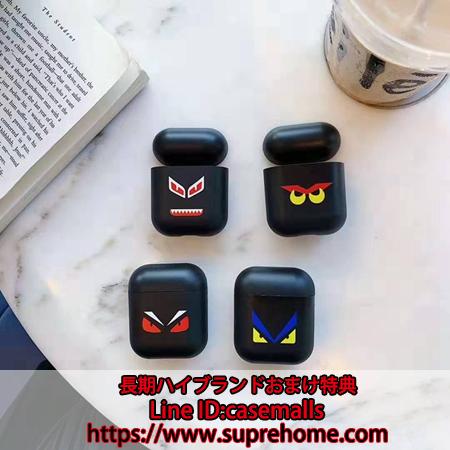 FENDI Airpods ケース 可愛い エアーポッズ 収納 フェンディ ブラック