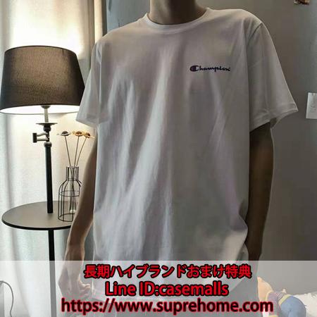 Champion x nasa Tシャツ USA風 半袖 コットン製品 トップス 宇宙飛行士