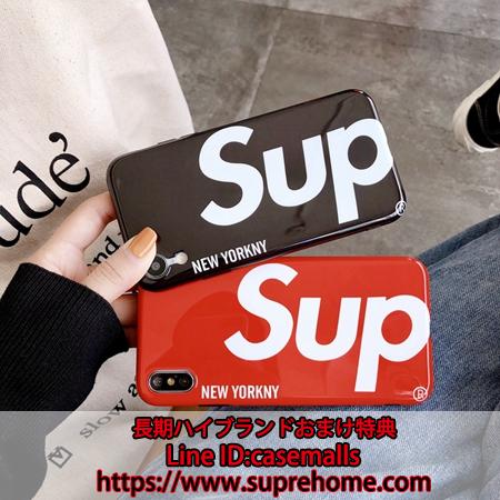 iPhoneXs Max 携帯カバー シュプリーム 鏡面 Supreme iphonexs ケース シンプル