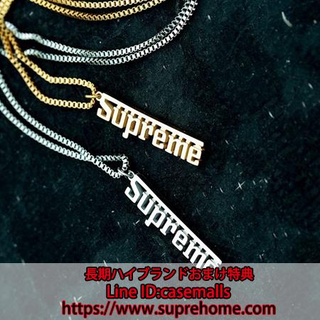 Supreme シンプル風ユニークネックレス