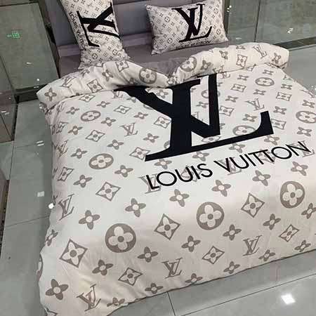 LV お洒落なベッド用品 掛け布団カバーデザイン 枕カバー ブランド ルイヴィトン 寝具 ふわふわ セレブ愛用 上品 代金引換をご利用できます