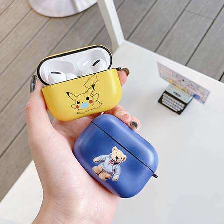 かわいい ピカチュウ AirPodsケース テディベア イヤホンケース エアポーズケースおしゃれ  AirPods3ケース 第2/3世代に向け ブランド 高級感 代金引換をご利用できます