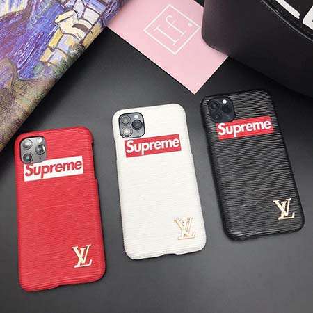 ブランドシュプリーム ルイヴィトン コラボ iphone12ケースSupreme ビジネス風全機種対応 LV アイホン12 pro携帯カバー 手帳型 革製 iphone12pro max カバー LINEで簡単にご注文可