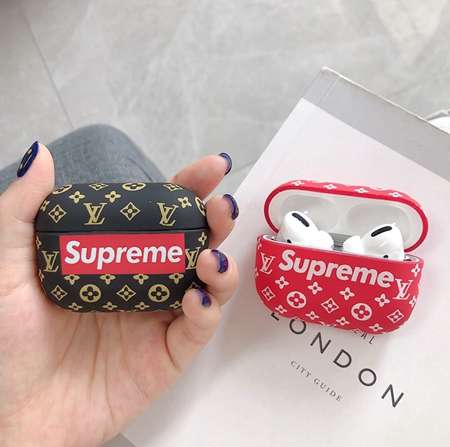 Supreme モノグラム柄Airpods proケース