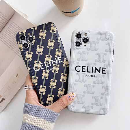 お洒落 ブランド セリーヌ iphone12携帯ケース Celine 高品質 iphone12proケース シンプル風 エレガント iphone12pro max 上品 チャーム付き 