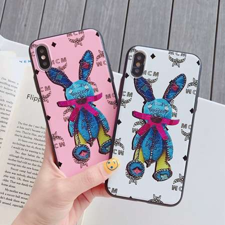 MCM Rabbit Visetos iPhone12pro ケース 可愛い 大人気 iPhone12pro max ケース ウサギ柄 エムシーエム 清楚系 iphone12 保護カバー 激安 落書き アイフォン12mini レディース愛用 携帯ケース