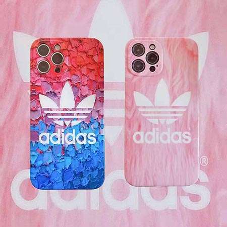 iPhone 12 ProピンクAdidas保護ケース