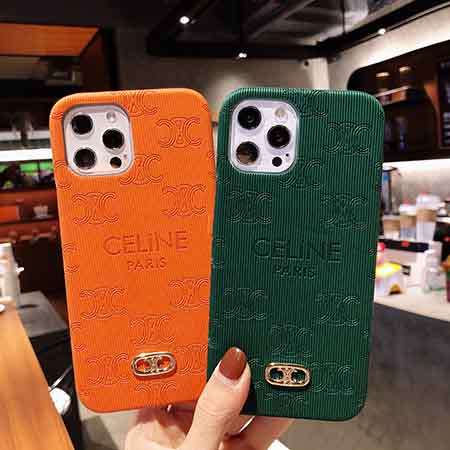 iPhone 12 ライチテクスチャ Celine 保護ケース