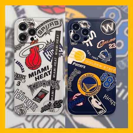 iphone13 pro/13mini 全面保護 スマホケース NBA