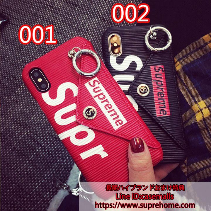 supreme iphone8 iPhone8plus カバー カード収納