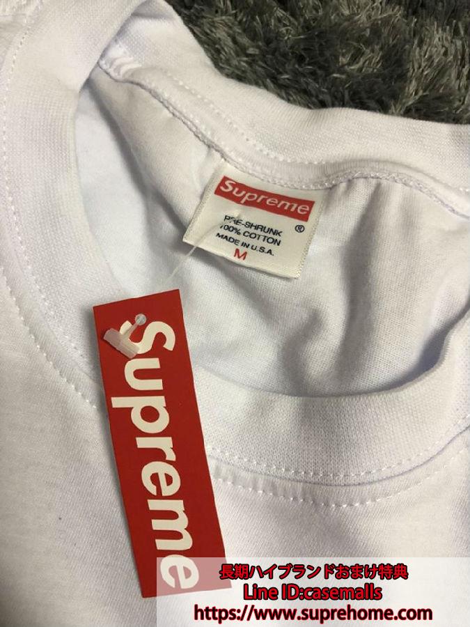 supreme tシャツ シンプル風