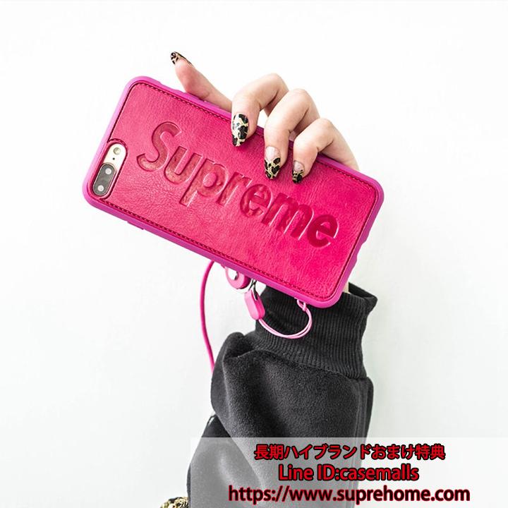 supreme iphonexケース ペア用 supreme アイフォン7プラスケース 可愛い