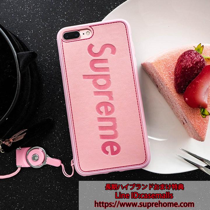 ブランド iPhone8プラスケース Supreme お洒落 シュプリーム アイフォンxケース シンプル風