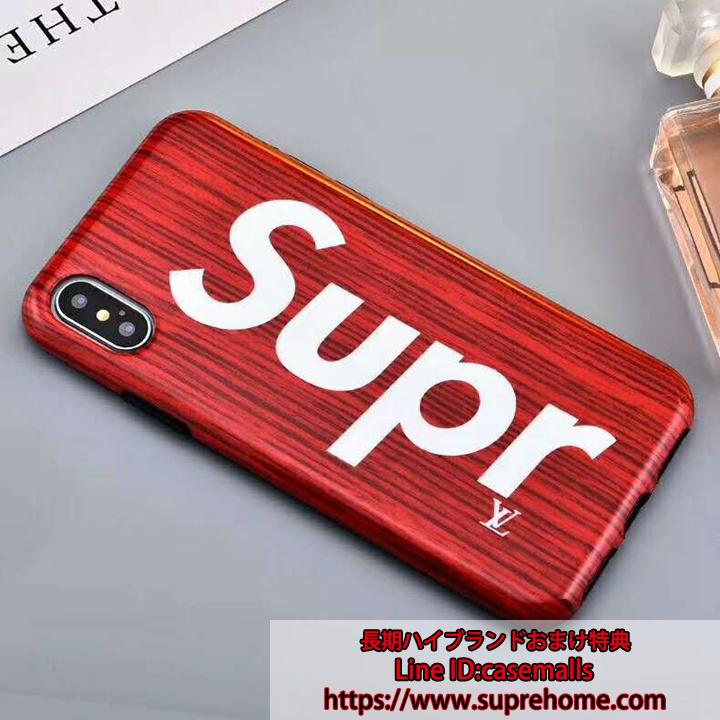 ジャケット iPhone8 Plusケース SUPREME ルイヴィトン シュプリーム コラボ iPhoneXケース