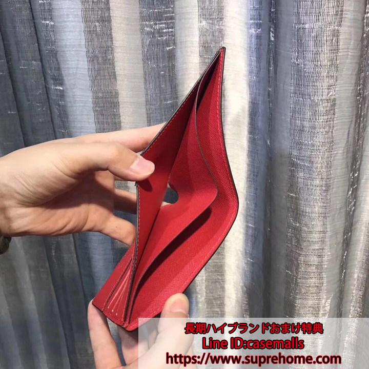 supreme lv ショート財布 SUPREME LV 財布 レザー製