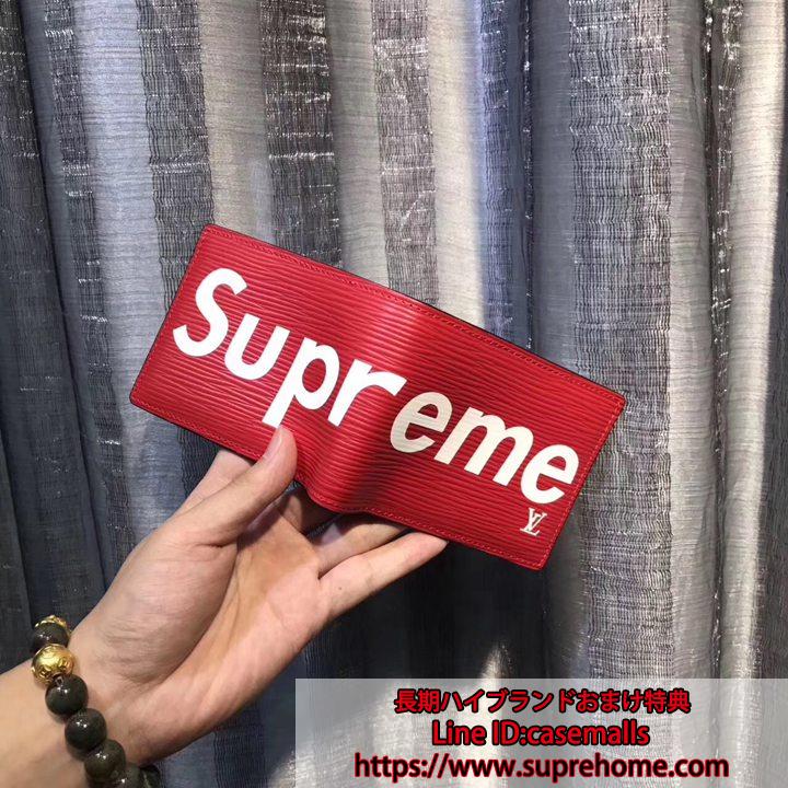 SUPREME LV コラボ 財布 ウォレット シュプリーム ルイヴィトン