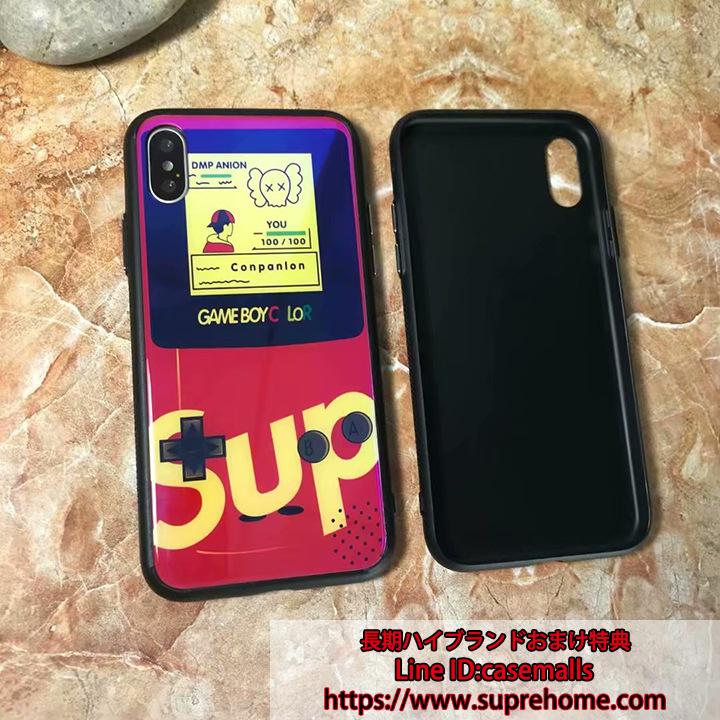 鏡面 SUPREME アイフォン7 プラスカバー