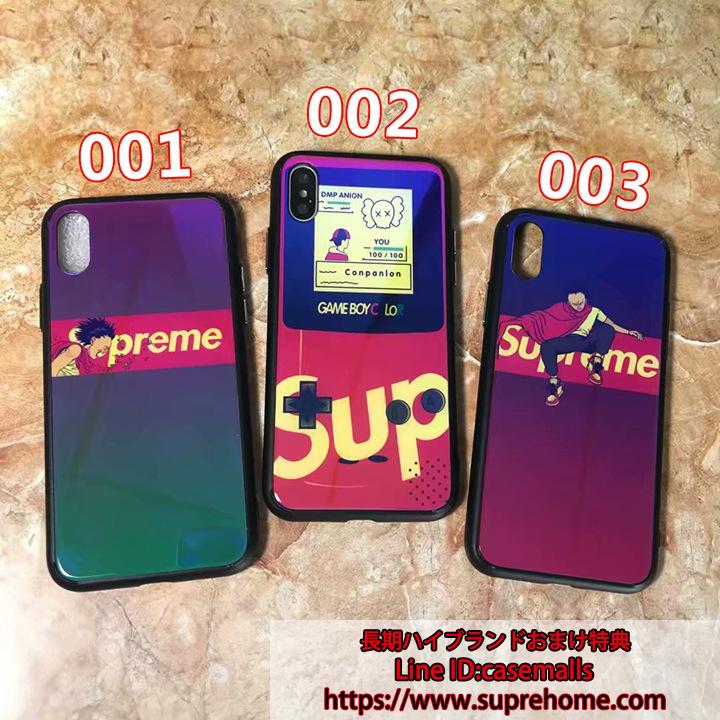 夜光 iPhone8 プラスケース supreme