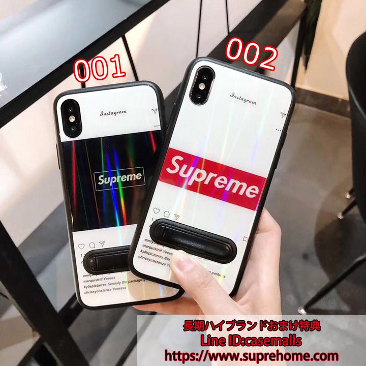 iPhone8 plusケース スタンド機能 supreme