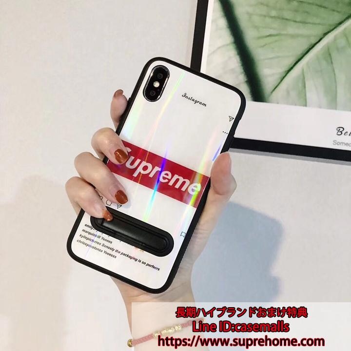 iphone7 plusケース シンプル風 SUPREME