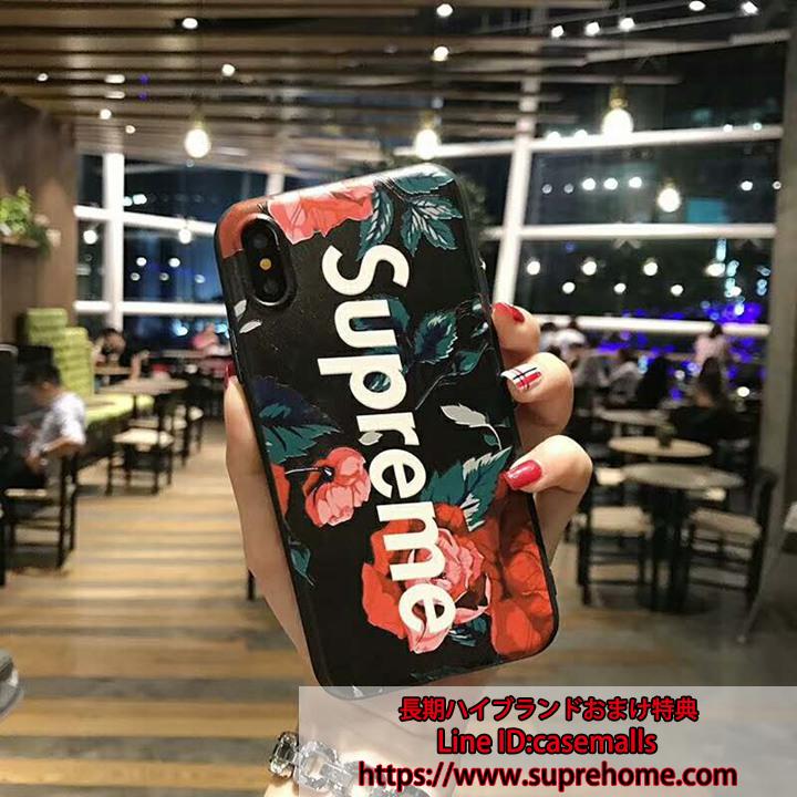 シュプリーム 花柄 iPhoneXケース