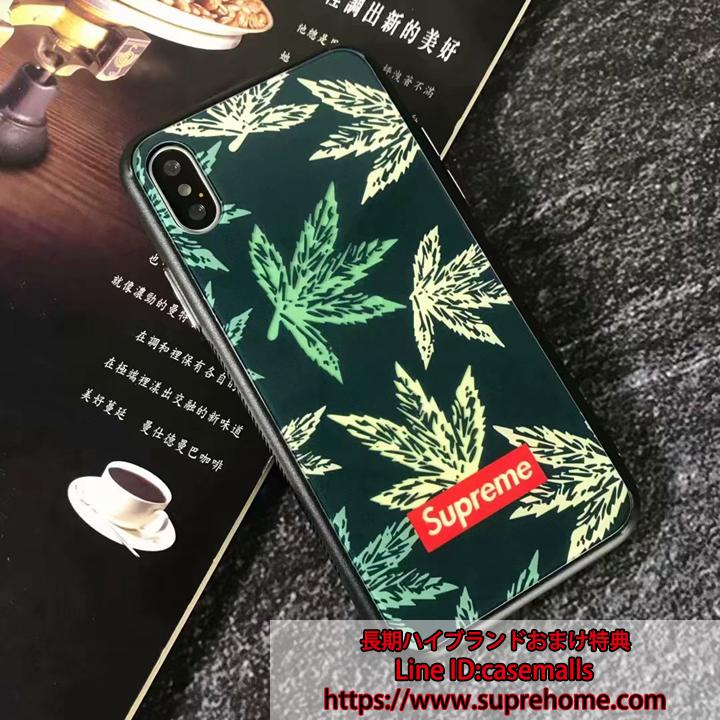 夜光 SUPREME IPHONEX ガラスケース