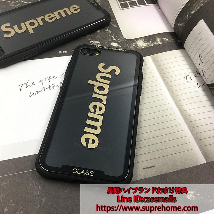 SUPREME IPHONEX ガラスケース お洒落