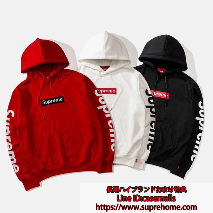 SUPREME パーカー 個性的