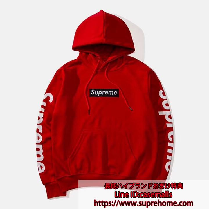 SUPREME フードパーカー お洒落