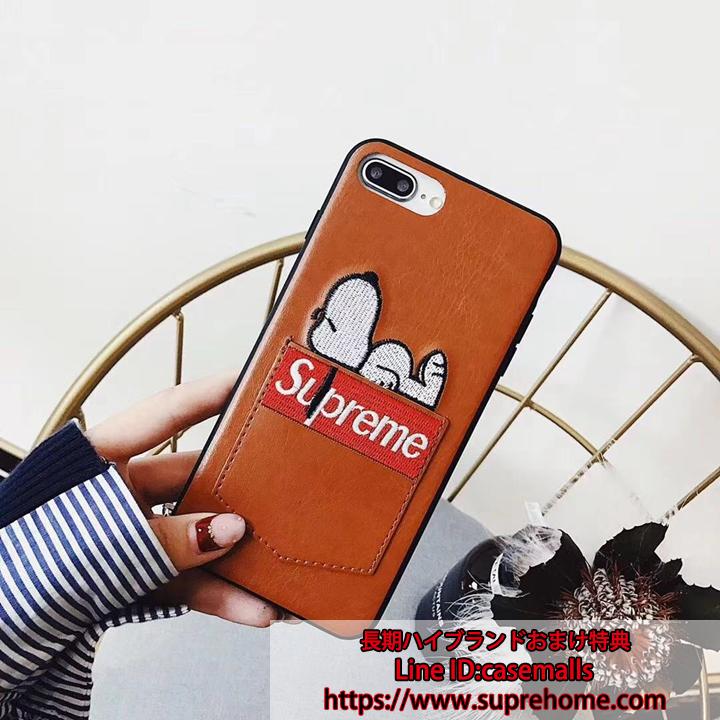 パロディ風 アイホン7 plusケース supreme