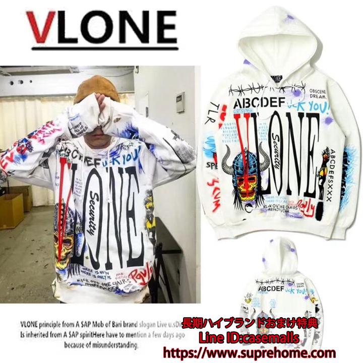 パロディ風 プルパーカー vlone