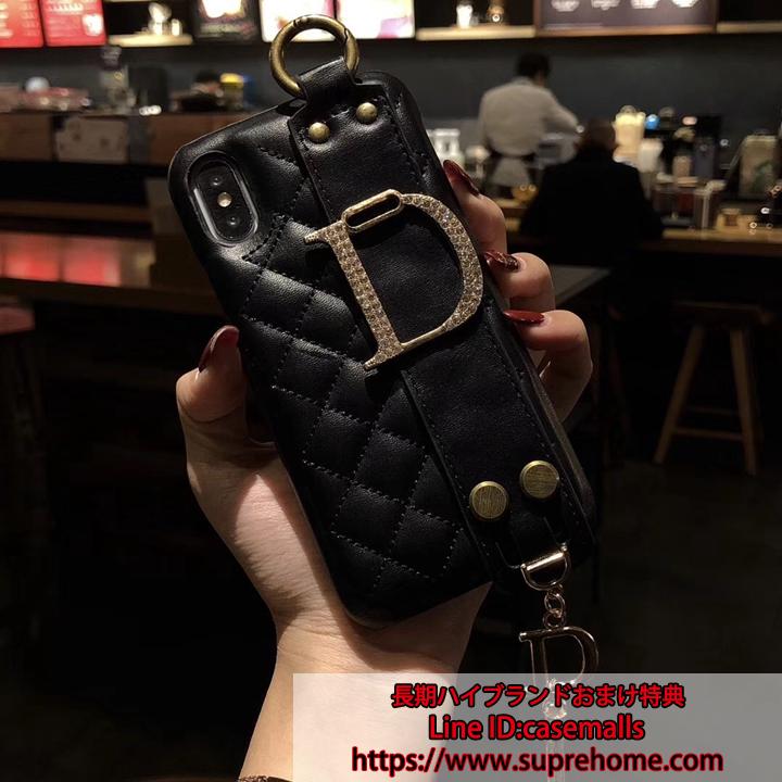 DIOR IPHONEXS MAXケース ベルト付き