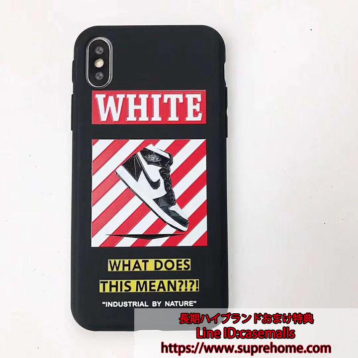 iPhoneXケース off white レディース