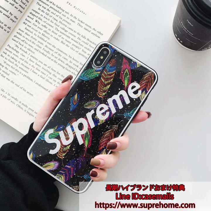 アイホンXケース カップル用 supreme